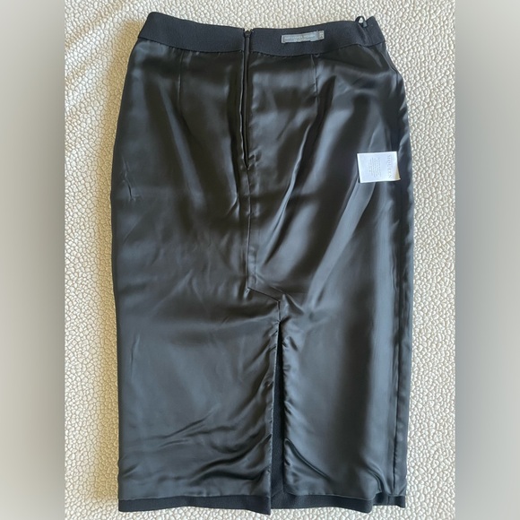 Alexander McQueen Black Virgin Wool Pencil Skirt NWT IT 38 / US 2 MSRP $650 - Picture 8 of 16